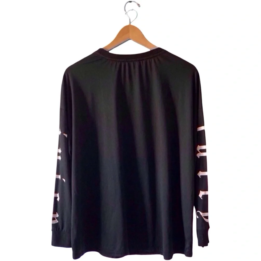 Juicy Couture Y2K Logo Long Sleeve | M/L | Black Streetwear Essential - Picture 3 of 8